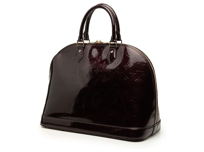 Louis Vuitton Purple Monogram Vernis Alma GM Lila - Ansicht 2