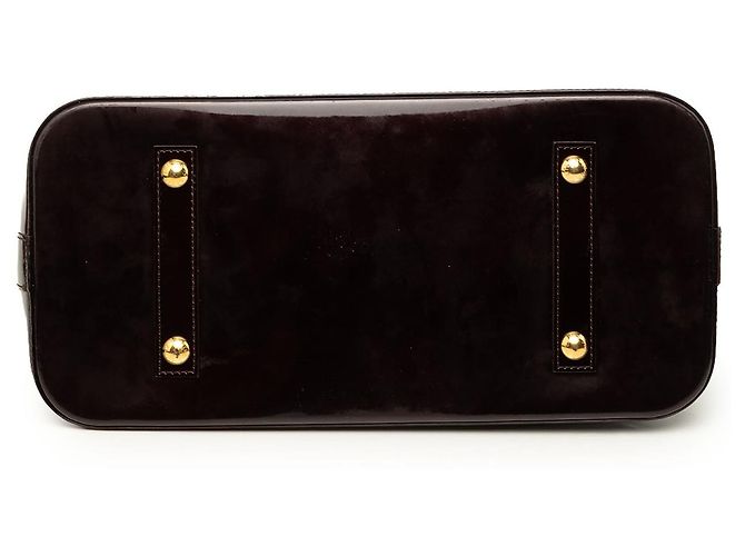 Louis Vuitton Purple Monogram Vernis Alma GM Lila - Ansicht 3
