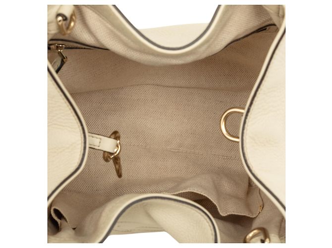 Borsa Soho Satchel Gucci in pelle marrone Small Beige - vista 4