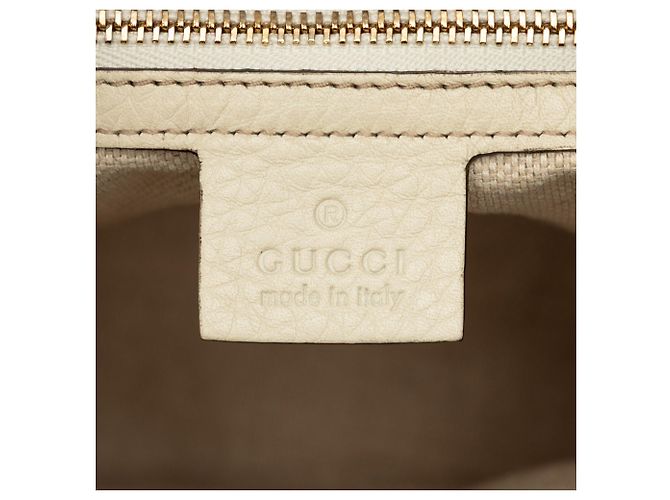 Borsa Soho Satchel Gucci in pelle marrone Small Beige - vista 5