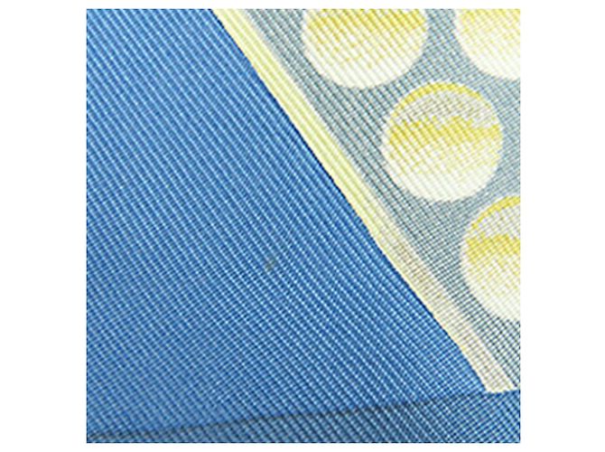 Hermès Blue L Or Des Chefs Seidentuch 90 Blau - Ansicht 9
