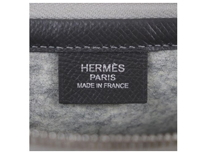 Hermès Toodoo 29 in Epsom grigio e feltro - vista 5