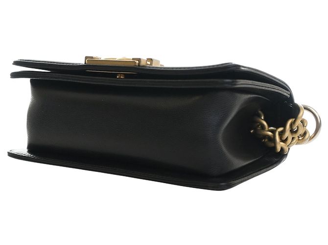 Chanel Black Small Quilted Caviar Boy Flap Nero - vista 13