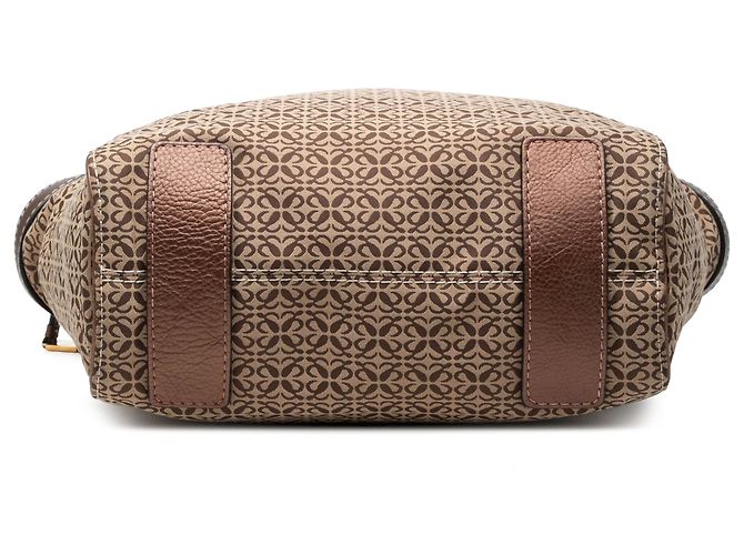 Bolso Tote LOEWE de lona Anagram marrón Castaño Marrón claro - vista 3