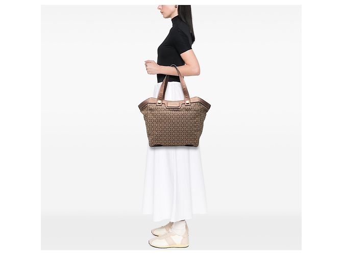 Bolso Tote LOEWE de lona Anagram marrón Castaño Marrón claro - vista 6