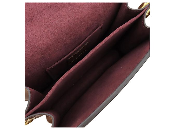 Louis Vuitton Red Monogram Jacquard Since 1854 Mini Dauphine Rosso Bordò - vista 4