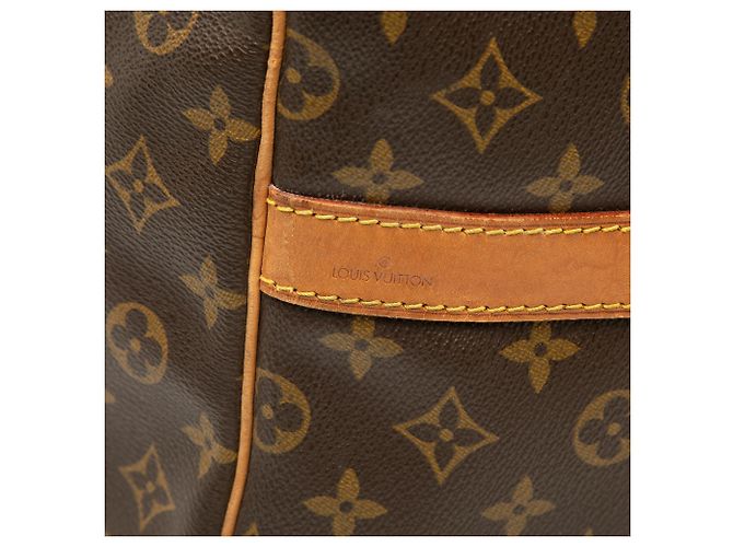 Louis Vuitton Brown Monogram Keepall Bandouliere 60 Marrone - vista 5