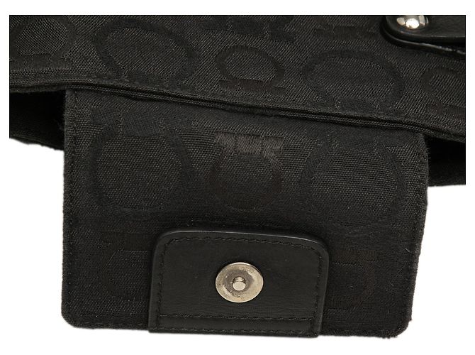 Salvatore Ferragamo Ferragamo Gancini Canvas Tote in Schwarz - Ansicht 6