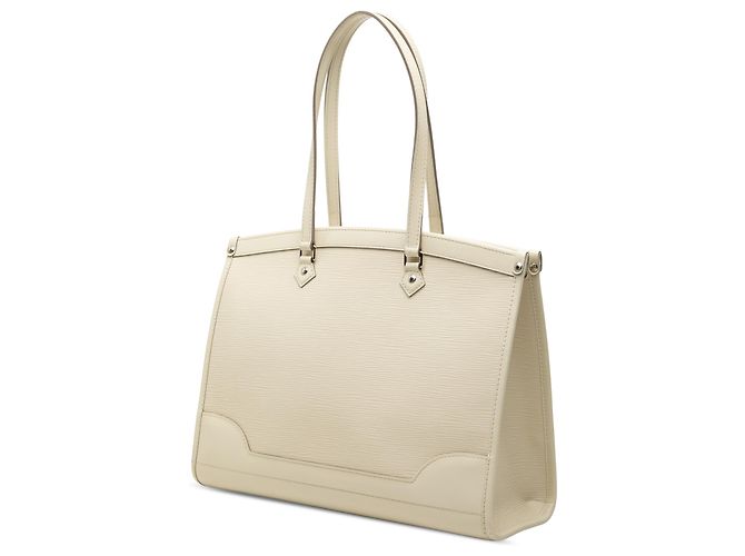 Louis Vuitton White Epi Madeleine GM Bianco Crudo - vista 2