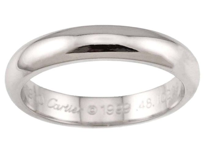 Cartier 1895 Classic Band Ring aus Platin - Ansicht 2