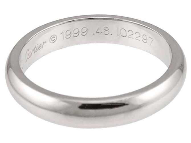 Cartier 1895 Classic Band Ring aus Platin - Ansicht 4