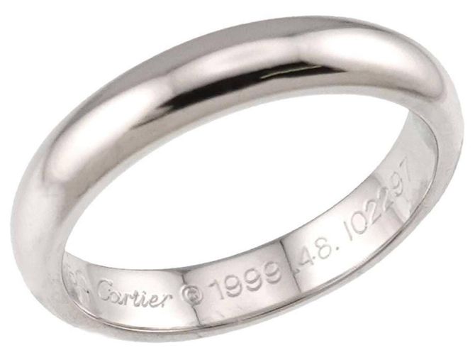 Cartier 1895 Classic Band Ring aus Platin - Ansicht 6