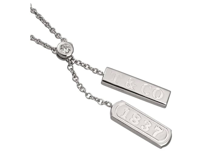 Collana Tiffany & Co. Double Bar Drop Diamond - vista 3
