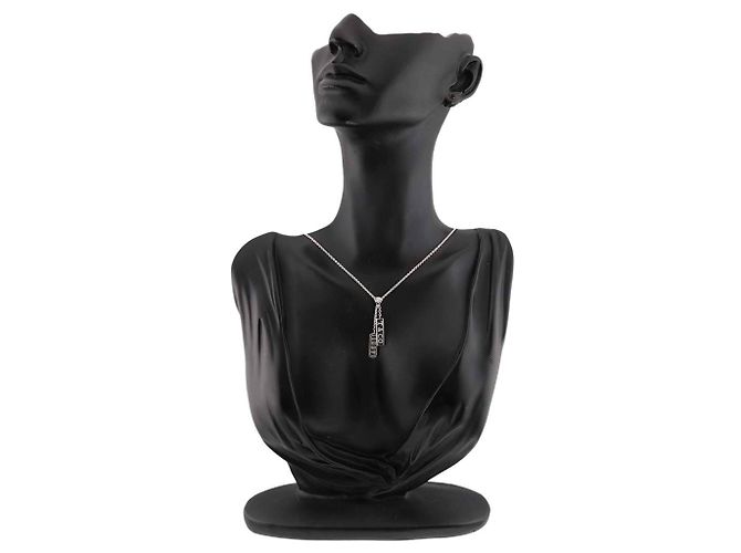 Collana Tiffany & Co. Double Bar Drop Diamond - vista 8