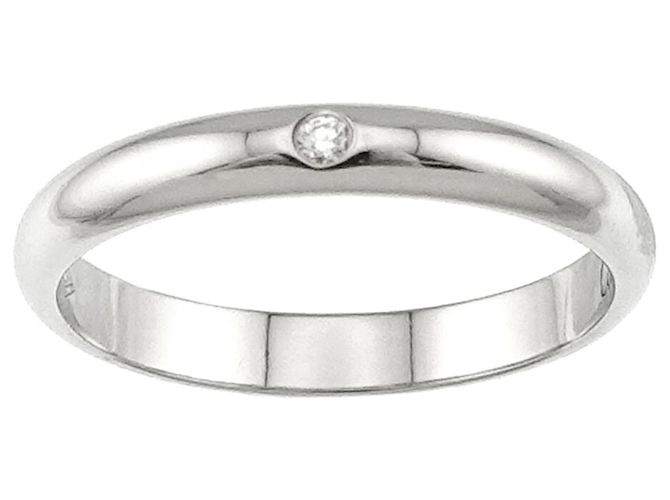 Cartier 1895 Classic Band Ring aus Platin - Ansicht 2