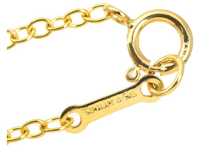 Collar largo Tiffany & Co. Infinity Cross en oro amarillo de 18K - vista 7