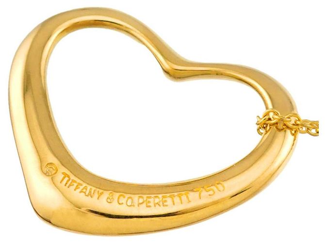 Collana Cuore Tiffany & Co. in Oro Giallo 18K - vista 4