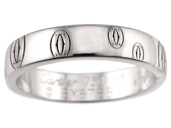 Anello Cartier Happy Birthday in oro bianco 18K - vista 2