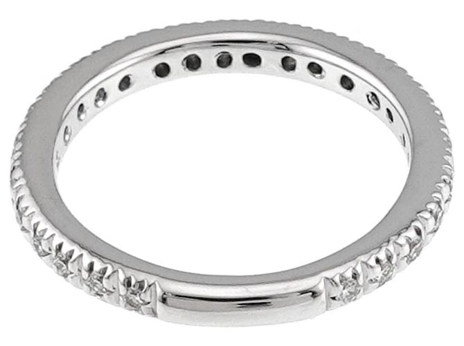 Gucci Ehering aus 18K Weißgold mit Diamanten - Ansicht 6
