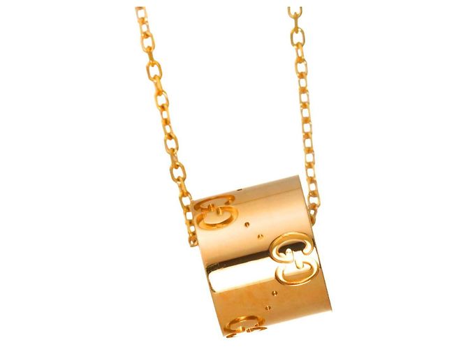 Collana Gucci Icon in oro rosa 18K - vista 3