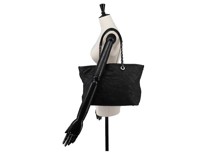 Timeless Chanel Matelassé Kettentasche Schwarz - Ansicht 10