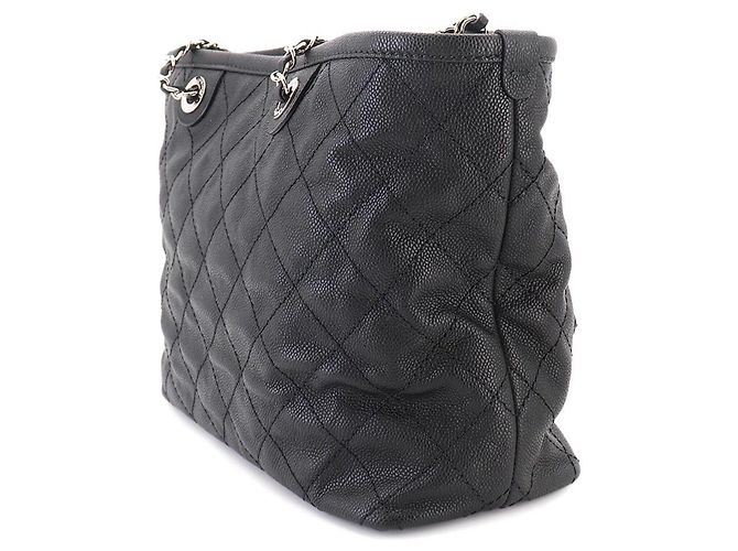Timeless Chanel Matelassé Kettentasche Schwarz - Ansicht 4