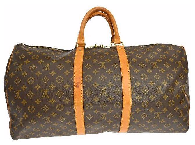 Louis Vuitton Keepall Monogram 55 Marrone - vista 2