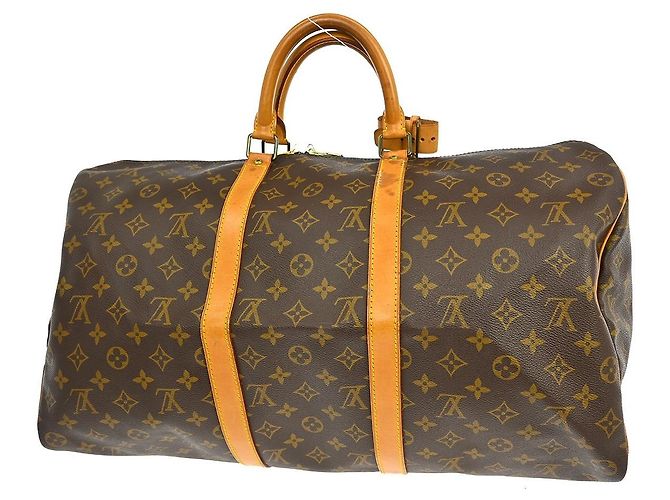 Louis Vuitton Keepall Monogram 50 Marrone - vista 2