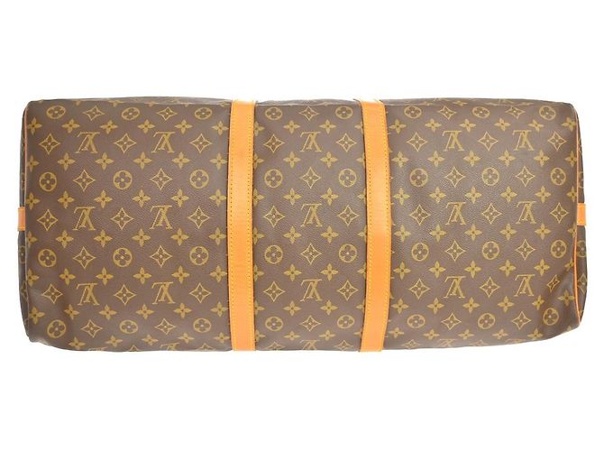 Louis Vuitton Keepall Bandoulière Monogram 60 Marrone - vista 7