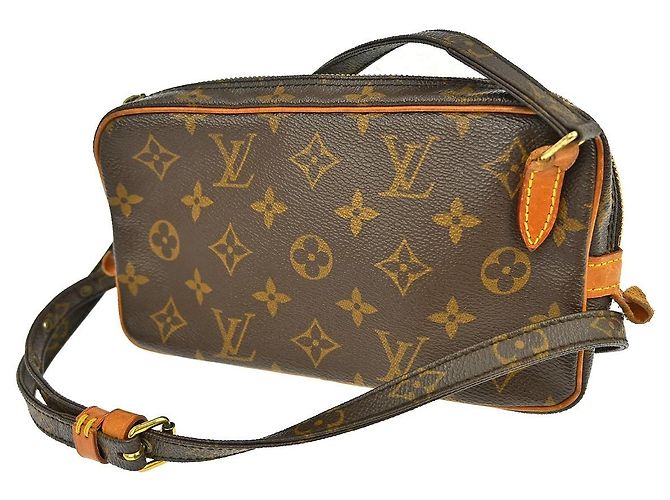 Louis Vuitton Pochette Marly Bandouliere Monogram Canvas medium Marrone - vista 2