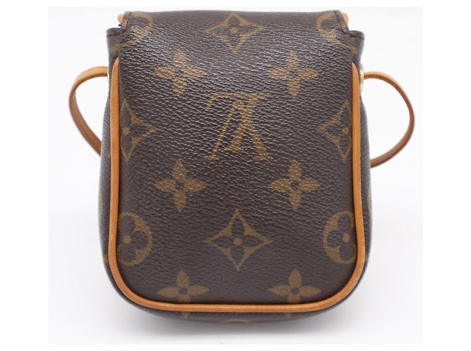 Louis Vuitton Monogram Pochette Cancun M60018 Marrone Beige - vista 2