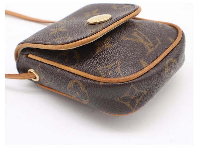 Louis Vuitton Monogram Pochette Cancun M60018 Marrone Beige - vista 5