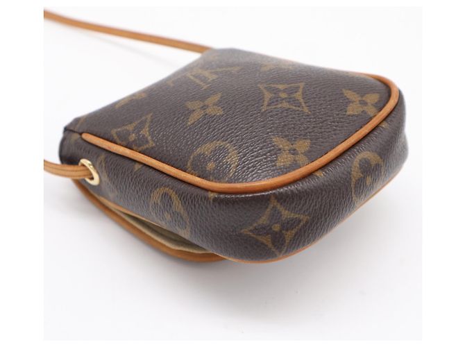 Louis Vuitton Monogram Pochette Cancun M60018 Marrone Beige - vista 6