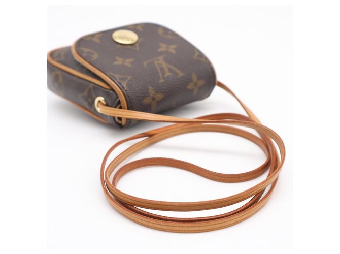 Louis Vuitton Monogram Pochette Cancun M60018 Marrone Beige - vista 8