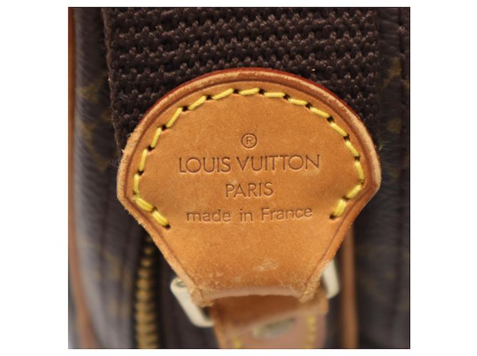 Louis Vuitton Monogram Reporter PM Schultertasche Braun Beige - vista 16