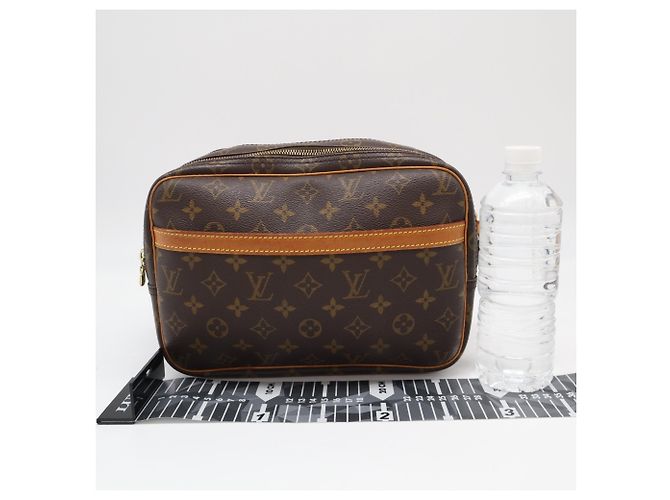 Louis Vuitton Monogram Reporter PM Schultertasche Braun Beige - vista 3