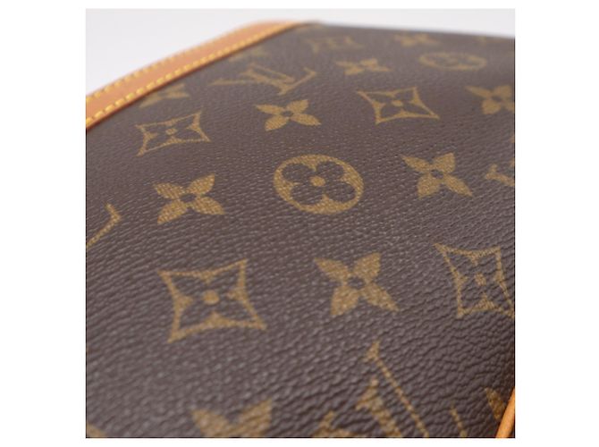 Louis Vuitton Monogram Reporter PM Schultertasche Braun Beige - vista 4