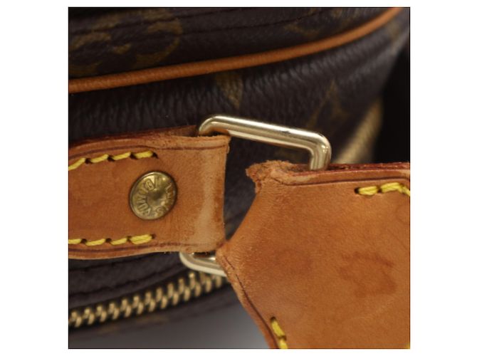 Louis Vuitton Monogram Reporter PM Schultertasche Braun Beige - vista 9