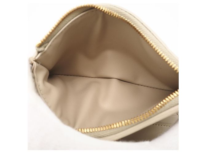 Portafoglio bi-fold con zip Intrecciato Medium Bottega Veneta Beige - vista 12