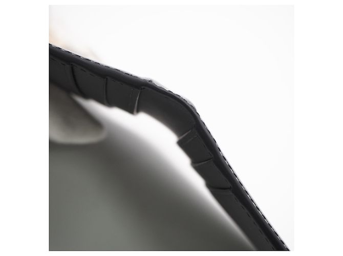 Céline Tarjetero bifold Triomphe de piel de becerro brillante Celine Negro - vista 10