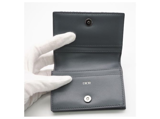 Tarjetero Christian Dior Oblique Saddle Castaño - vista 10