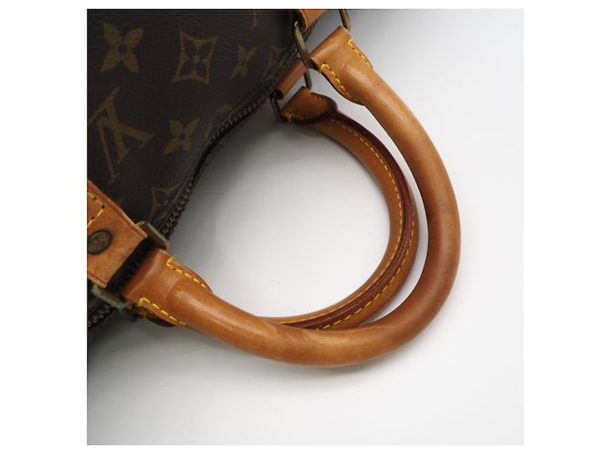 Borsa Boston Louis Vuitton Monogram Keepall 50 Marrone Beige - vista 5