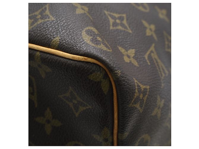 Borsa Boston Louis Vuitton Monogram Keepall 50 Marrone Beige - vista 9