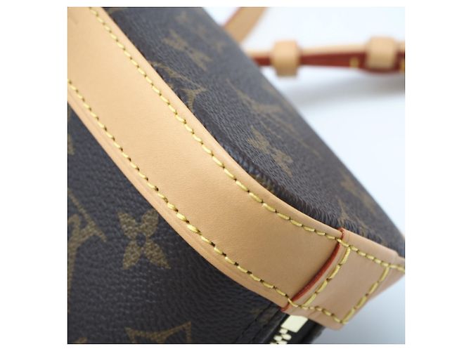 Borsa a tracolla Nano Alma Monogram Louis Vuitton Marrone Beige - vista 11