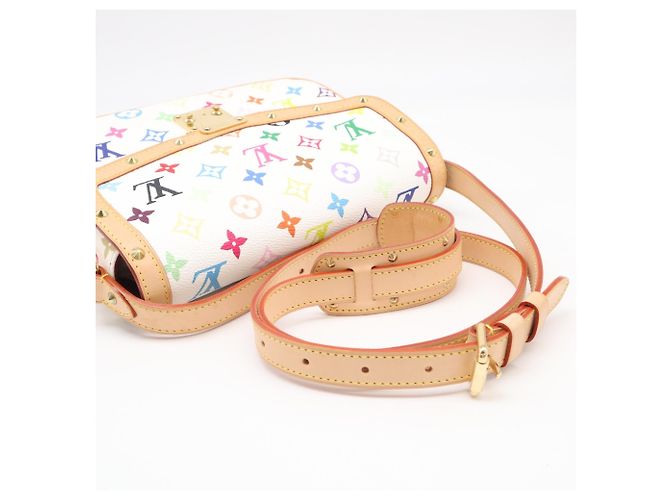 Louis Vuitton Monogram Multicolore Sologne Blanc Shoulder Bag Multiple colors - view 10