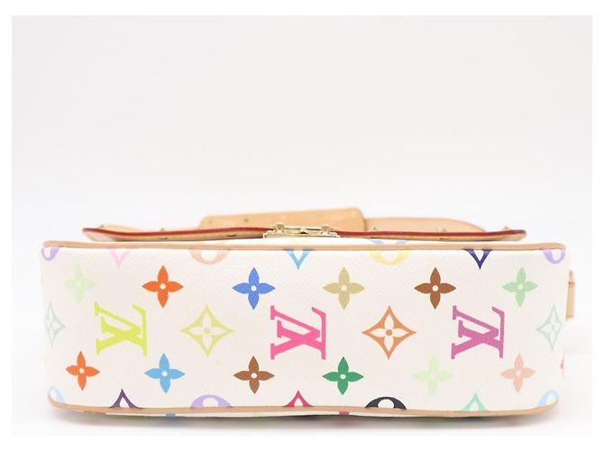 Louis Vuitton Monogram Multicolore Sologne Blanc Shoulder Bag Multiple colors - view 7