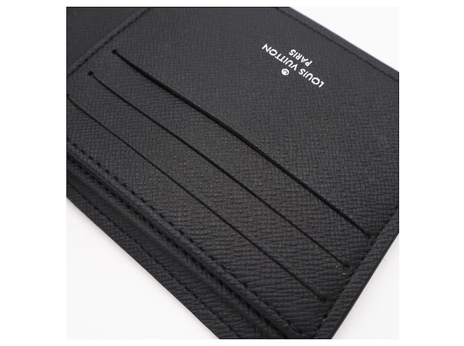 Portafoglio bi-fold Monogram Eclipse Louis Vuitton Marrone Nero - vista 13