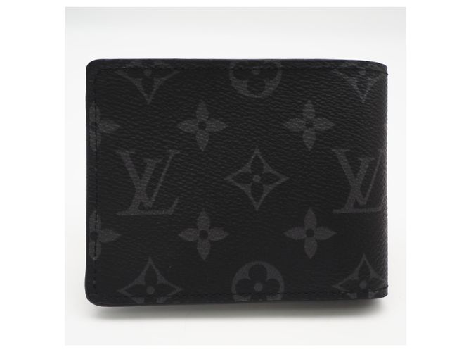 Portafoglio bi-fold Monogram Eclipse Louis Vuitton Marrone Nero - vista 2