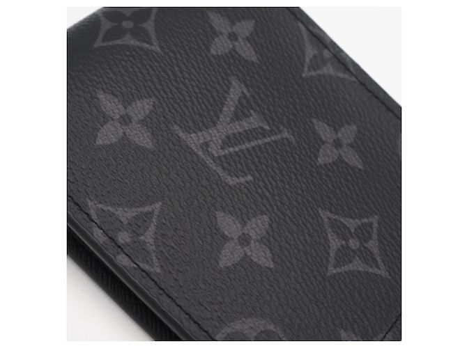 Portafoglio bi-fold Monogram Eclipse Louis Vuitton Marrone Nero - vista 4