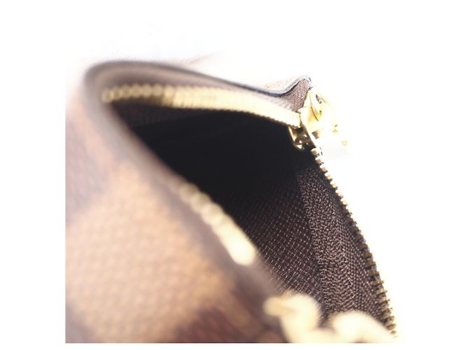 Louis Vuitton Damier Key Case Pochette Marrone Beige - vista 12